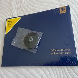 NNA Official Basic Journal with Privacy Guard+Professional Inkless Thumbprinter